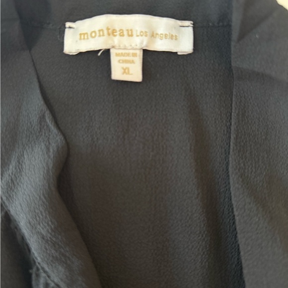 Monteau size XL Black Sleeveless Top - Picture 5 of 5